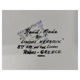 Lindos Keramik Handmade Plate