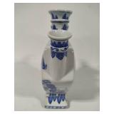 Chinese Blue & White Porcelain Chinoiserie Five Finger Vase