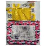 Daisy Girl & Co Knitting Bags w/Clear Fronts