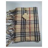 Burberry 100% Cashmere Scarf w/Tags