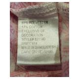 Miss Elaine Zip Front Pink Paisley Robe (Size XL)