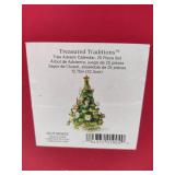 Lenox "Treasured Traditions" Advent Calendar Tree w/Original Box