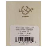 Lenox "Treasured Traditions" Advent Calendar Tree w/Original Box