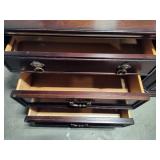 Thomasville Pair of Side Tables w/Brass Hardware