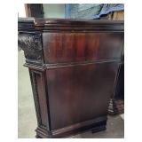 Thomasville Pair of Side Tables w/Brass Hardware