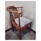 Chippendale Style Corner Chair