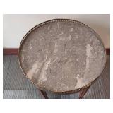 French Style Bouillotte Table w/Marble Top