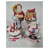 Villeroy & Boch Hinged Trinket Boxes - Assortment of Four - *No Box*