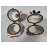 Villeroy & Boch Hinged Trinket Boxes - Assortment of Four - *No Box*