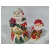 Mikasa Trinket Box & Two Hinged Santa Trinket Boxes