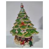 *Rare* Villeroy & Boch "Christmas Toys Village" Large Christmas Tree/Music Box