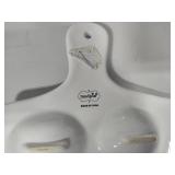 Fitz & Floyd Asparagus Serving Tray + Two Deviled Egg Servers