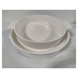 Villeroy & Boch 9" and 11" Casserole Dishes (One w/Lid)
