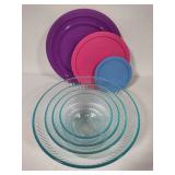 Pyrex Glass Mixing Bowls + Lids