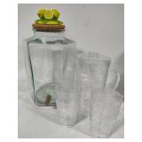 Lemonade Jar & Opalhouse Plastic Pitcher & Glasses Set