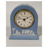 Wedgewood Blue Jasperware Mantel Clock