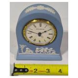 Wedgewood Blue Jasperware Mantel Clock