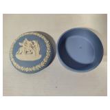 Wedgewood Blue Jasperware Pegasus Trinket Box
