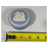 Wedgewood Blue Jasperware Pegasus Trinket Box
