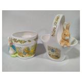 Beatrix Potter Teleflora Collectible Pots