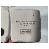 Fitz & Floyd Easter Bunny Small Planters