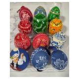 Assortment of Hand Painted Eggs/Ornaments
