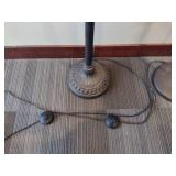 Two Floor Lamps w/Foot On/Off Switch - No Shades