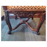 Henredon Table (+ Two Leaves) + Six Upholstered Chair Set