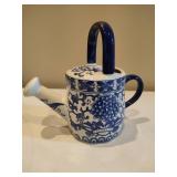 La Dolce Vita Blue Scroll Collection Watering Can