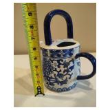 La Dolce Vita Blue Scroll Collection Watering Can