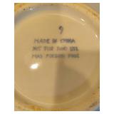 Blue & White Ceramic Two Handled Vase