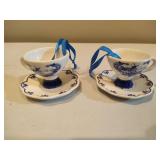 Small Blue & White Ornaments