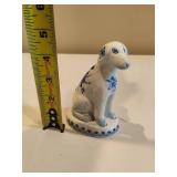 Royal Delft Hand Painted Dog