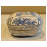 Blue & White Assorted Decor Items