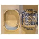 Blue & White Assorted Decor Items