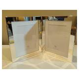 Pottery Barn Hinged Silver 5x7 Frames