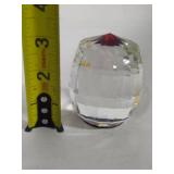 Swarovski Crystal Vitrail Barrel Paperweight