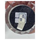 Swarovski Crystal Vitrail Barrel Paperweight