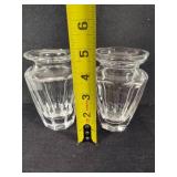 Moser "Eternity" Pair of Small Vases