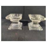 Waterford Crystal Metropolitan Pillar Candle Holders