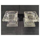 Waterford Crystal Metropolitan Pillar Candle Holders