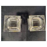 Waterford Crystal Metropolitan Pillar Candle Holders