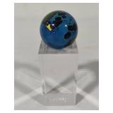 Josh Simpson "Inhabited Planet" Glass Art Piece