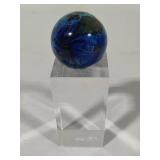 Josh Simpson "Inhabited Planet" Glass Art Piece