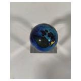 Josh Simpson "Inhabited Planet" Glass Art Piece