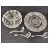 Cambridge Rose Point Mayonaise Set