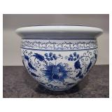 XL Blue & White Planter