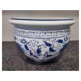 XL Blue & White Planter