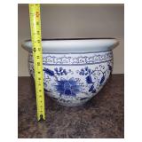 XL Blue & White Planter