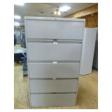 5-Drawer Lateral File Cabinet
